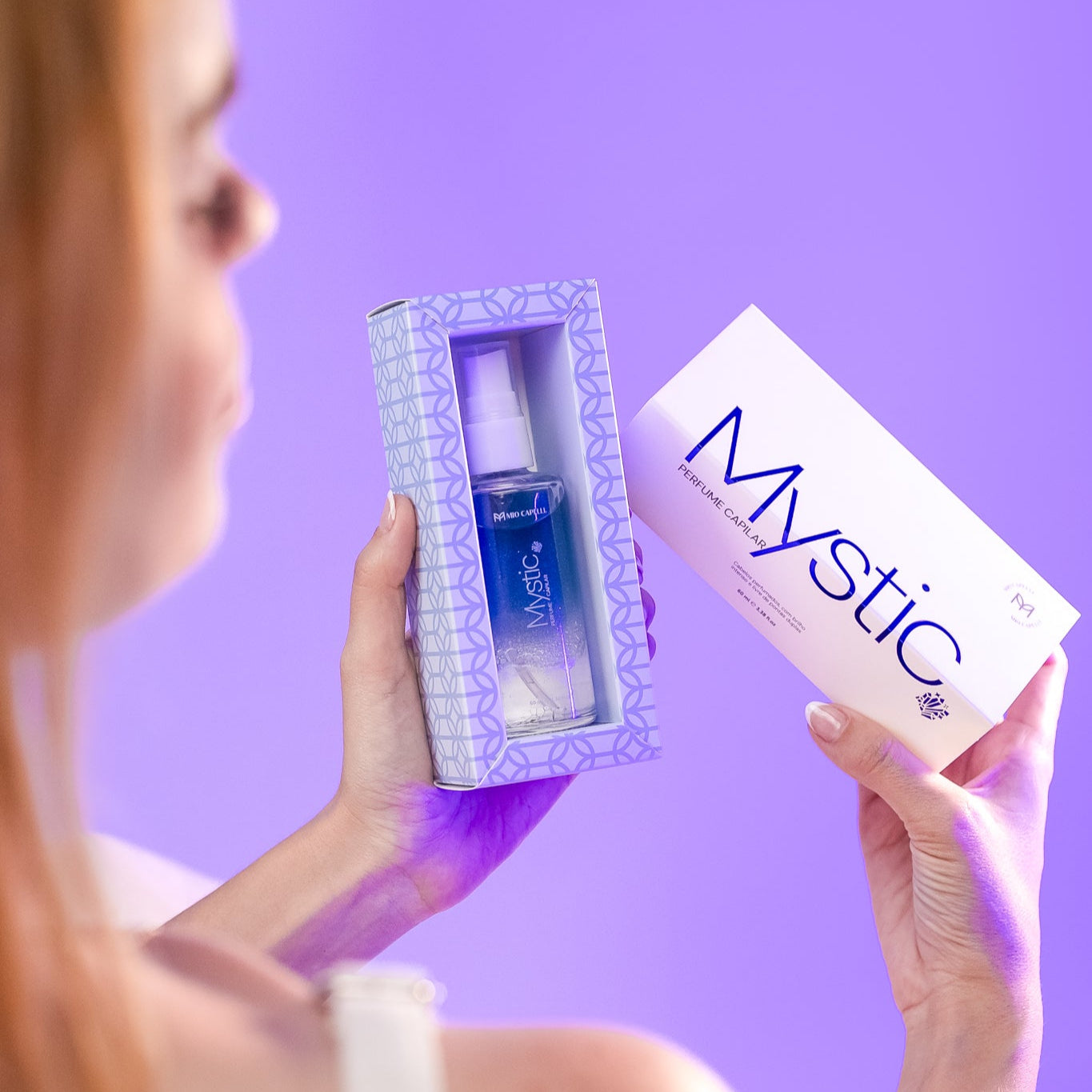 Perfume Capilar Mystic 60ml (Inspirado no Good Girl Blush) + Brinco GRÁTIS