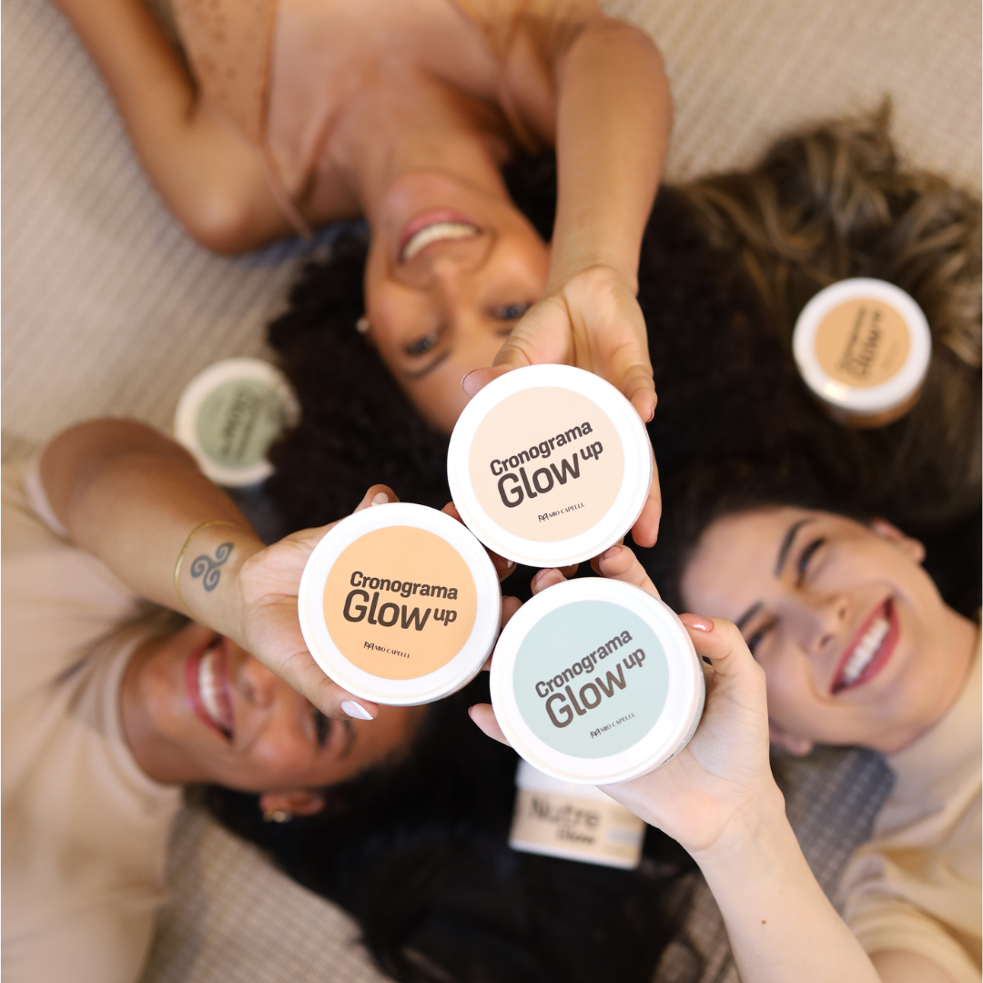 Kit Cronograma Capilar Glow Up® + Shampoo Hidratante