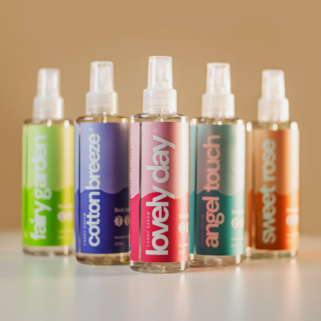 Kit 5 Body Splashes