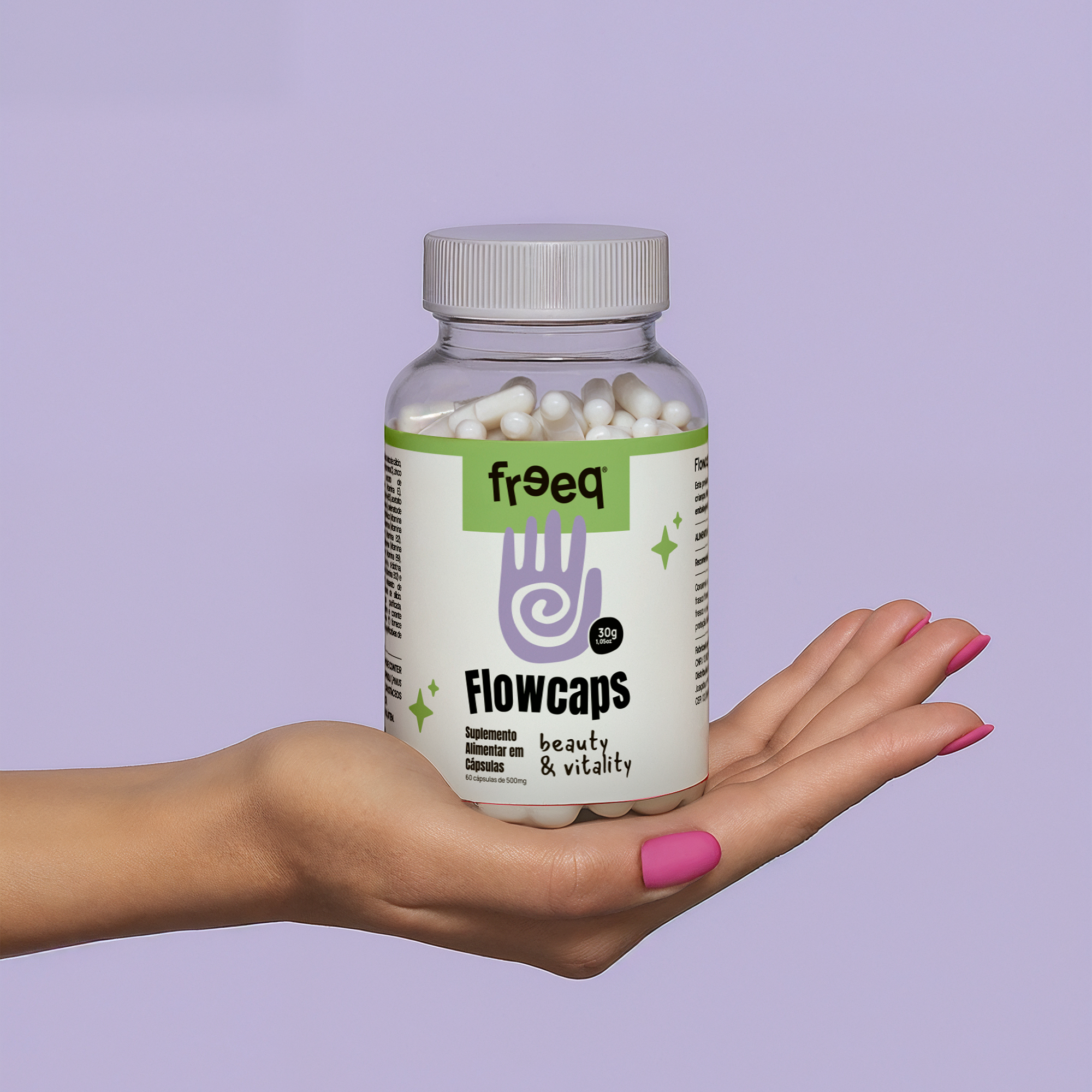 Flowcaps® Beauty & Vitality 30g (60 cápsulas)