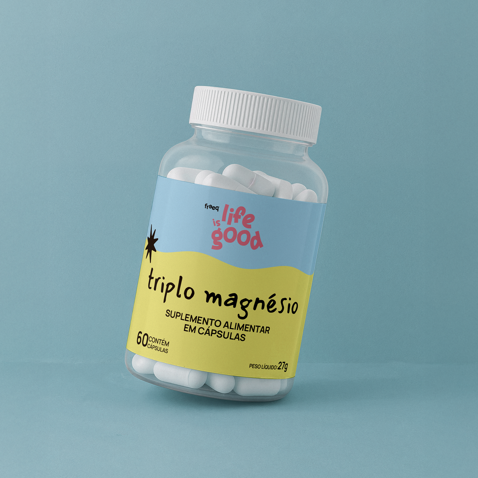 Triplo Magnésio - Life is Good (60 cápsulas)