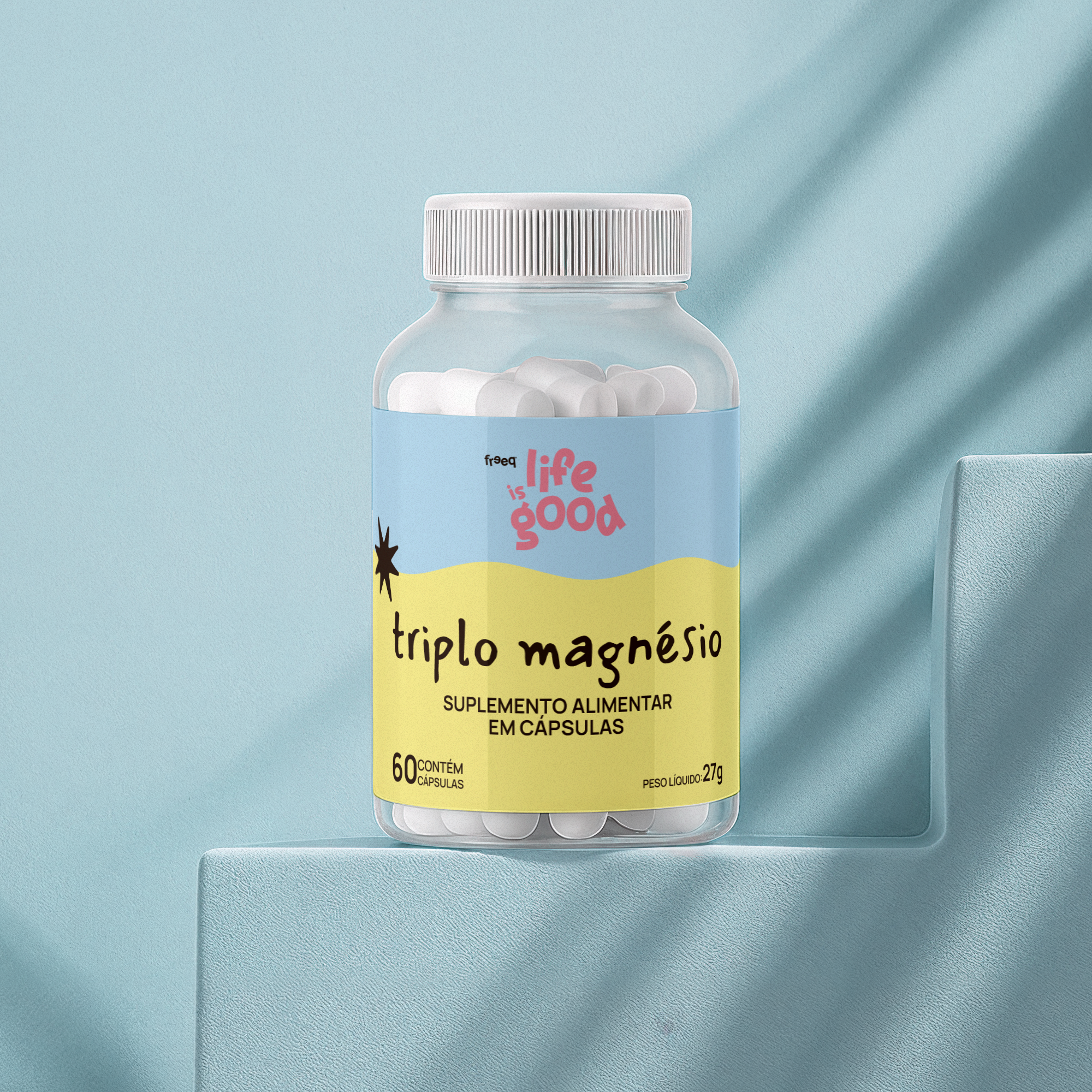 Triplo Magnésio - Life is Good (60 cápsulas)