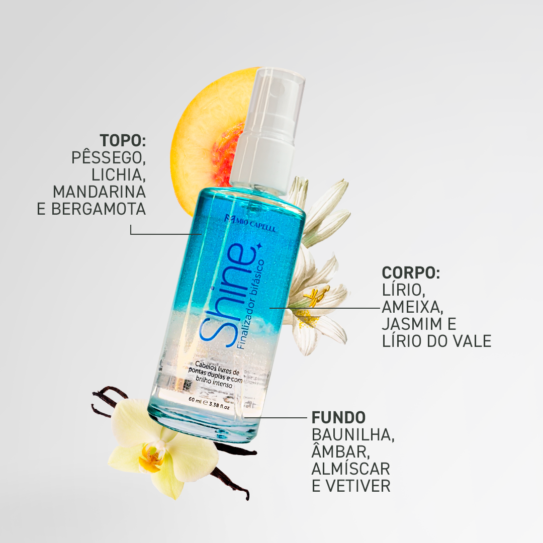 Perfume Capilar Shine 60ml (Inspirado no The One Dolce & Gabbana) +  Brinco GRÁTIS