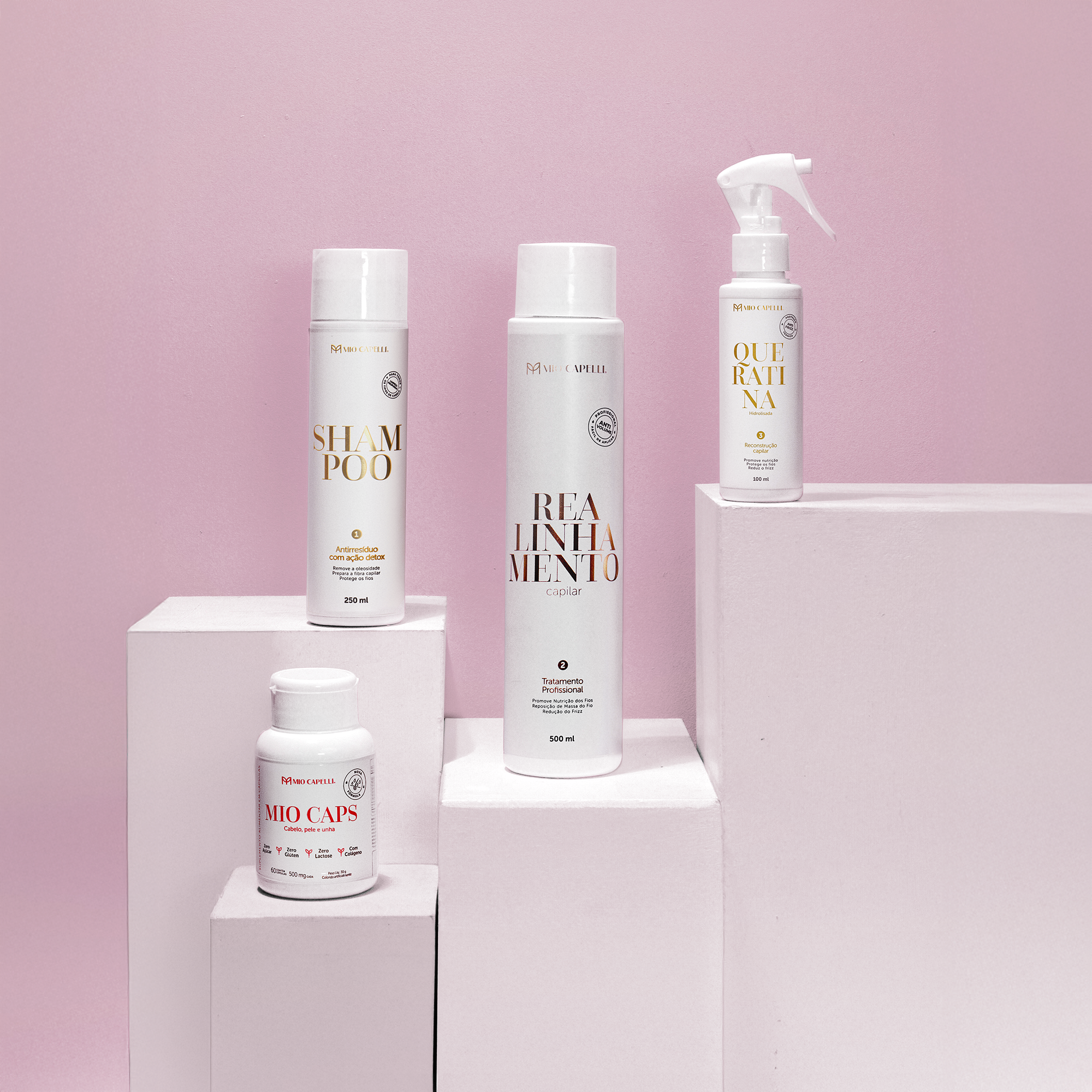 Kit Progressiva Orgânica de 500ml + Mio Caps de Brinde