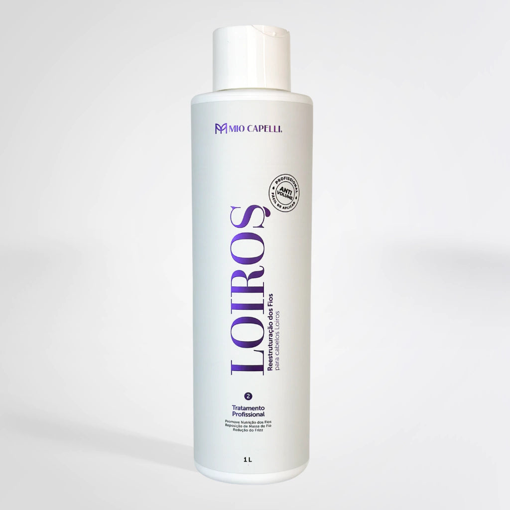 Kit Progressiva Orgânica Para Loiros de Litro + Mio Caps de Brinde