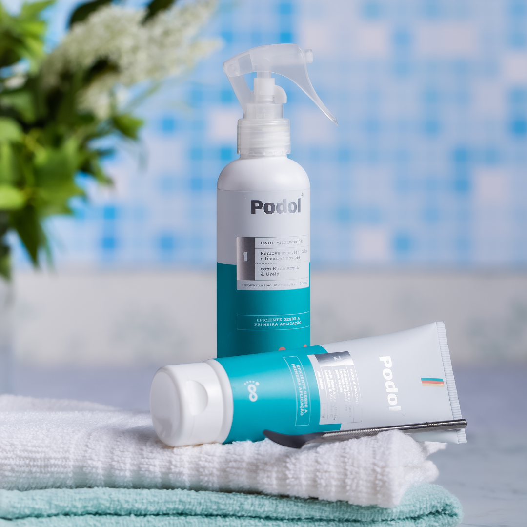 Kit Podol (Amolecedor, Hidratante e Espátula) - Foots®
