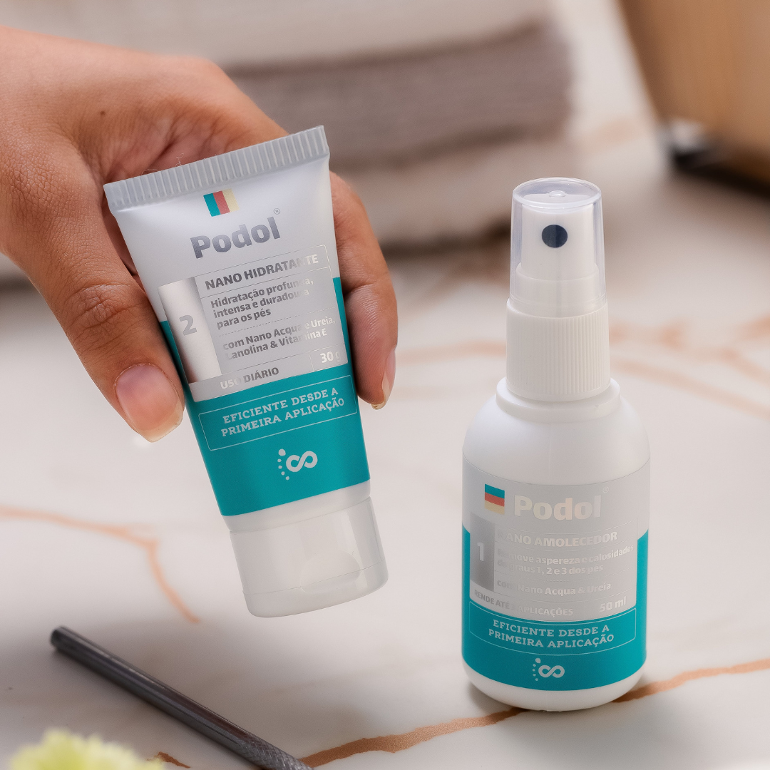 Kit Podol (Amolecedor, Hidratante e Espátula) - Foots®