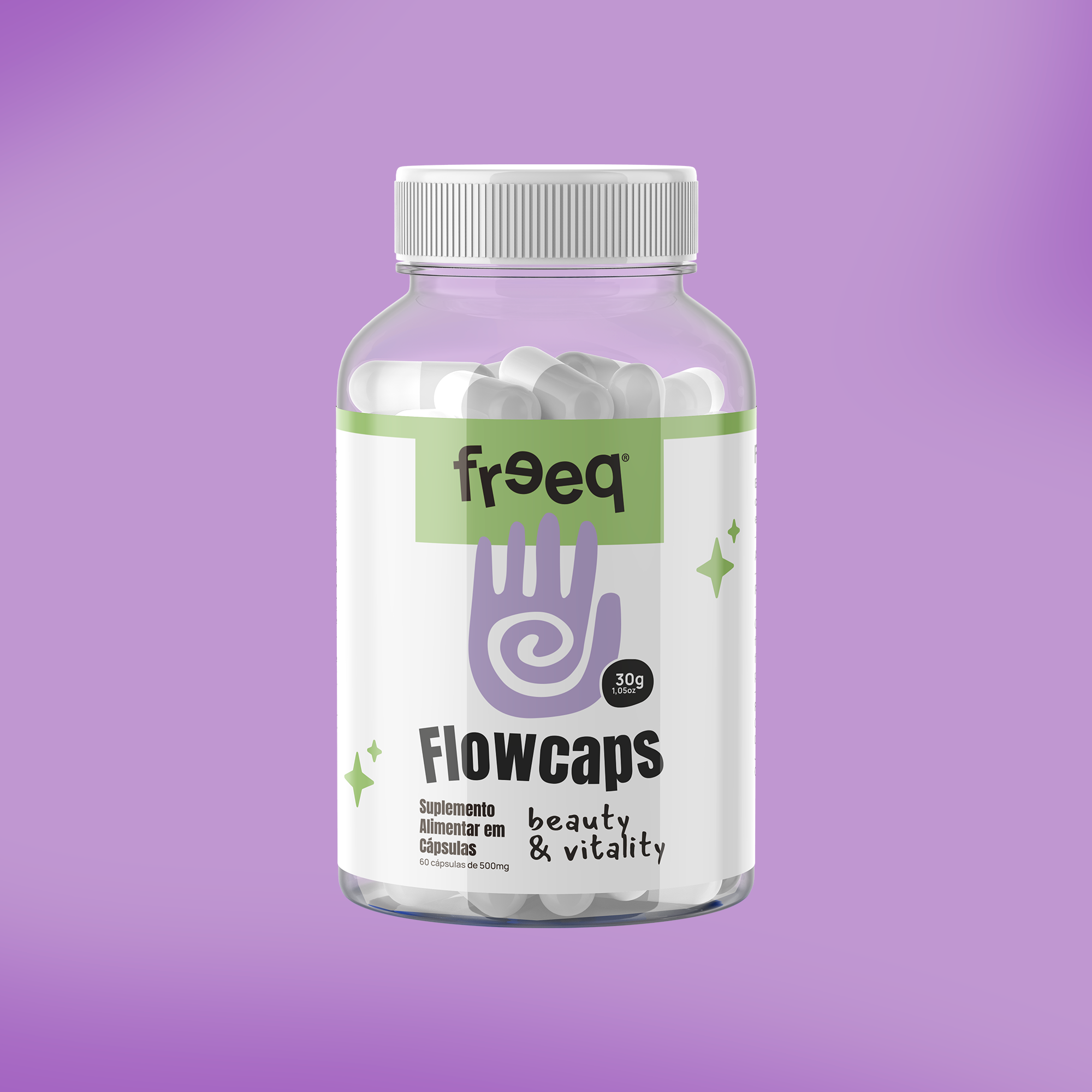Flowcaps® Beauty & Vitality 30g (60 cápsulas)