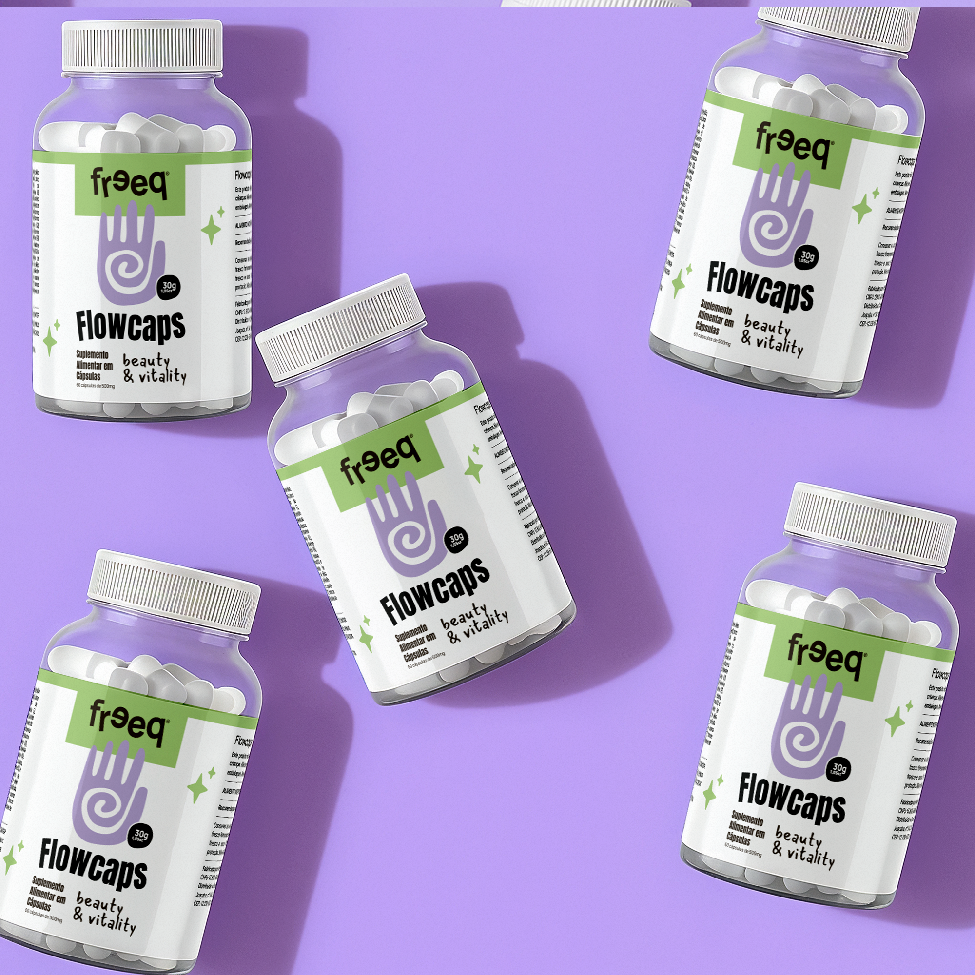 Flowcaps® Beauty & Vitality 30g (60 cápsulas)