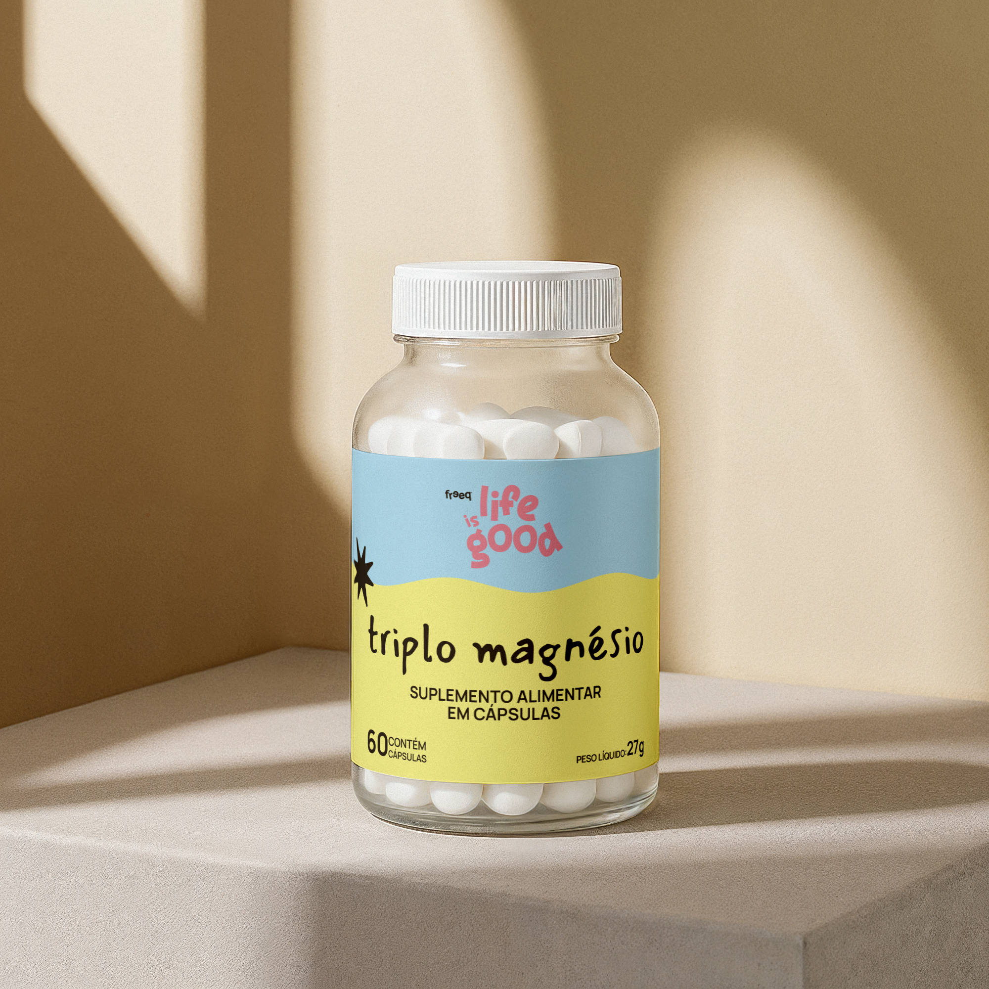 Triplo Magnésio - Life is Good (60 cápsulas)