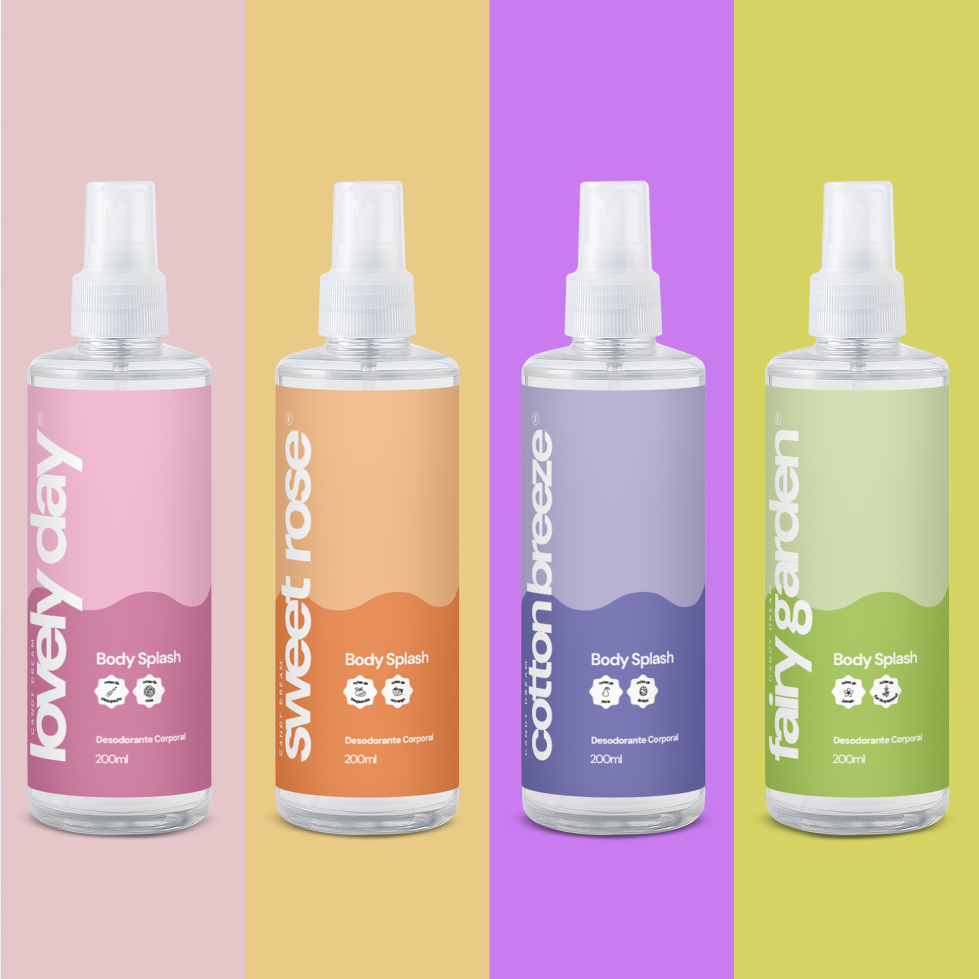 Kit Body Splash Mio Capelli (4 itens)