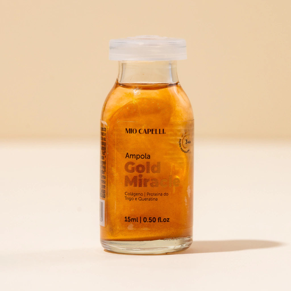 Ampola Gold Miracle 15ml - Mio Capelli®