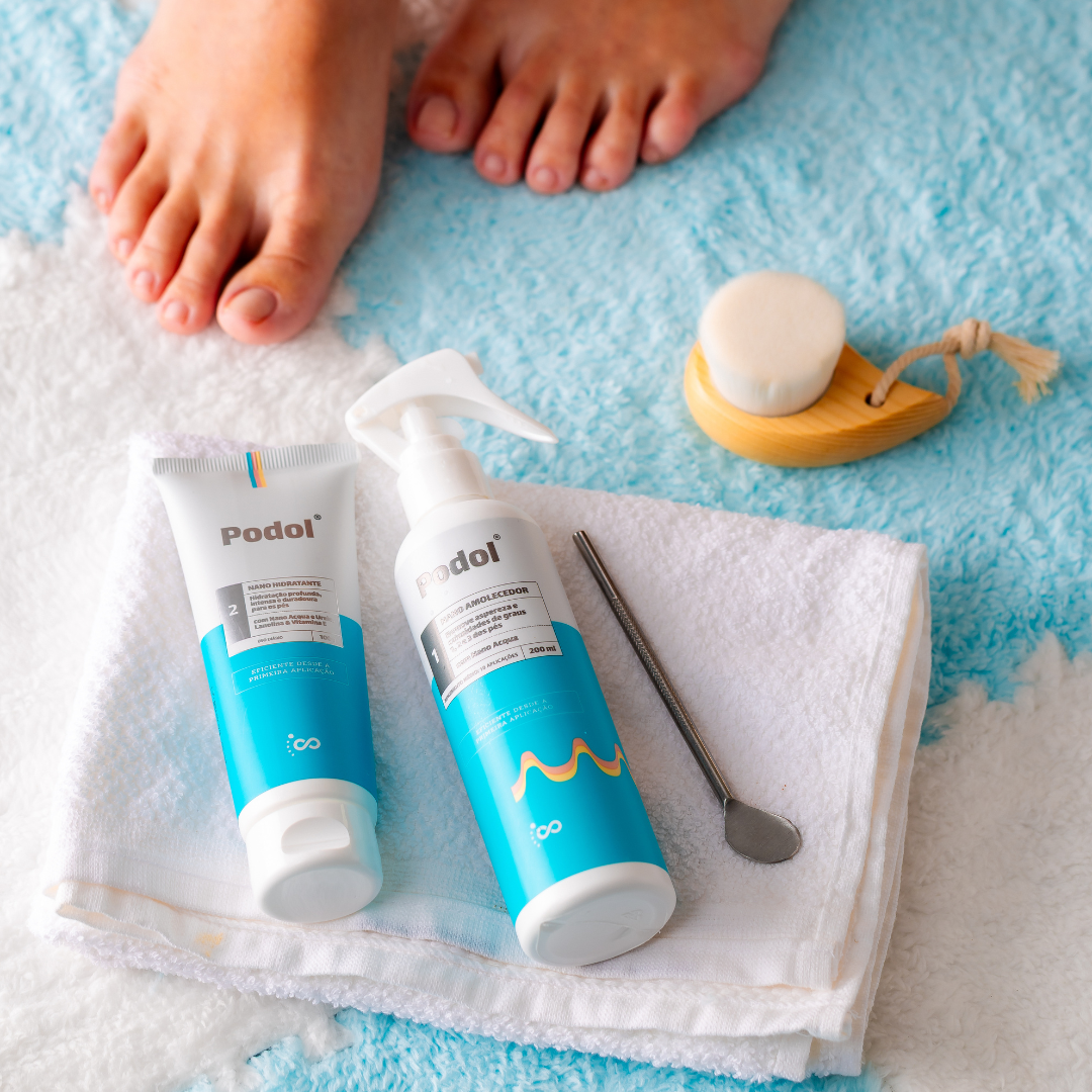 Kit Podol (Amolecedor, Hidratante e Espátula) - Foots®